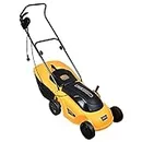 INGCO LM383 Electric Lawn Mower 1600W Corded Grass Trimmer 50L Capacity Lightweight Push Wheeled Weed Cutting Machine for Garden Yard and Farm