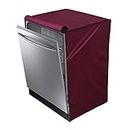 Wings Star Water Proof Cover Suitable for Dishwashers (Suitable for 12, 13 & 14 Place Settings of Bosch | SEIMENS | LG | ELICA | IFB Neptune | Media | Faber Brands), Maroon