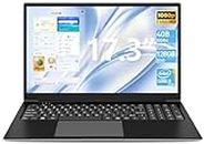 SGIN Laptop, 17.3 Inch Laptops Computer, 4GB DDR4 128GB SSD Notebook with Intel Core i3 Processor (up to 2.4 GHz), Webcam, Mini HDMI, USB3.2 * 2, Dual WiFi, Type-C(Black)