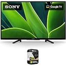 Sony KD32W830K 32 inch W830K HD LED HDR TV with Google TV 2022 Bundle with Premium 2 YR CPS Enhanced Protection Pack