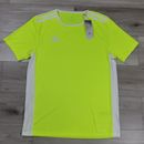 Adidas Jersey T-Shirt Men's Medium Yellow/White Entrada 18 Solar New CE9759