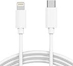 Lowfe Lightning Original 20W Charging Cable For Iphone Charger Compatible For Apple Iphone 11, 12, 13, 14 Series (20W Only Cable) White