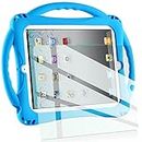 TopEsct Kids case for iPad 2 3 4 with Tempered Glass Screen Protector and Strap Silicone Shockproof Case for Apple iPad 2nd Generation,iPad 3rd Generation,iPad 4th Generation (Blue)