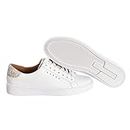 MICHAEL MICHAEL KORS Irving Lace UP Sneakers Fashion Femmes White Low Sneakers, White Beige, 5 UK