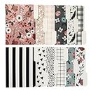 Zynshe Decorative File Folders, Set of 12-3 Tab Cute File Folders Letter Size Decorative Colored File Folders Boho Manilla Folders 8.5 x 11 – Pretty File Folders Home Office Supplies (Tranquility)
