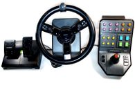 Paquete de ruedas, pedales, panel lateral del vehículo Saitek Farming Simulator 43216 para PC