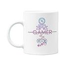 SNV World's Gamer Ever Coffee Mug, Cool Mug for Gaming Lovers, National Video Games Day Coffee Mug White 15 OZ