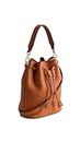 MCM Women's Bombay Brown Bucket Bag, Bombay Brown, One Size