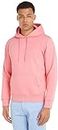Tommy Jeans Sudadera Hoodie con Capucha para Hombre TJM Regular, Rosa (Tickled Pink), XXL