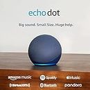 Echo Dot (5th Gen, 2022 release) - Deep Sea Blue and 4 months of Amazon Music Unlimited FREE w/ auto-renewal