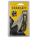 STANLEY 0-10-253 Skeleton Pocket Knife for Home & Professional Use Ideal for Cutting Into Multiple Surfaces, YELLOW & BLACK