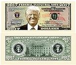 Donald Trump 2017 Federal Inaugural Presidential Dollar Bill Limited Edition by American Art Classics