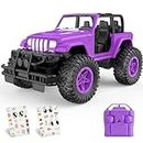NQD RC Cars 1:16 Scale Remote Control Jeep Car 80 Min Playtime 2.4Ghz Off-Road RC Trucks for for Toddlers Girls Kids Teens