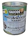 SAICOS Haus und Garten-Farbe 2791 Anthrazitgrau deckend, 0,75 Liter