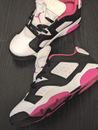 Talla-3y Air Jordan Retro 6 ROSA FEROZ (PS) [DV3528-061] Zapatos para niñas preescolares