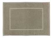 Allstar Tapis de bain Zen taupe - Tapis de douche, Coton, 40 x 60 cm, Taupe