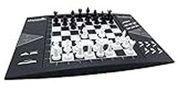 Lexibook Chessman® Elite Interactive Electronic Chess Game +, 64 Levels of Difficulty, LEDs, Family Child Board Game, Black/White, CG1300US