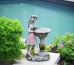Gartenornament solarbetriebener Gartenengel Fee Statue Wohnkultur Figur