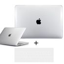 Clear Shell case cover+keyboard skin For Apple Macbook Air Pro 11 12 13 14 15 16
