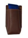 NEW Barsony Brown Leather Single Magazine Pouch for Taurus Compact 9mm 40 45