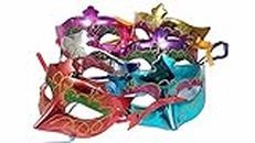 ROPA MOOLYAVAN Products Eye Mask for Halloween/Xmas Party,Birthday Party/Adult Party for Men and Women Masquerade Ball Mask Venetian Party (Pack Of 4)
