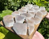 Trozos de roca de TV Ulexite, piedras de televisión - elige el tamaño (cristales ópticos)