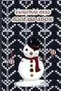 Christmas Card Address Book: Card List Tracker for Holiday Christmas Cards You Send and Receive, Christmas Card & Address Tracker. A checklist for ... sent, or received . xmas gift for moms