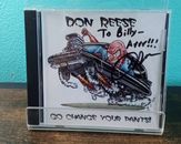 Comediante de pie Don Reese ¡Cambia tus pantalones! CD 2002 Firmado Comedia Probado