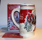 2015 Budweiser Holiday Stein “First Snow Of The Season” 35th Anniversary Edition