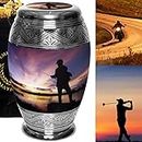 Gone Fishing Cremation Urns for Human Ashes Adult Male for Funeral, Burial or Home. Cremation Urns for Adult Male Large Urns for Dad and Cremation Urns for Adults XL Large & Small Urns for Ashes