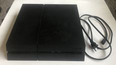 Consola Sony PlayStation 4 PS4 500 GB negra sistema de juegos solo CUH-1215A con alimentación