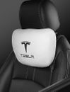 Almohada de cuello lumbar Tesla con memoria suave coche de viaje para accesorios modelo 3/Y/S/X