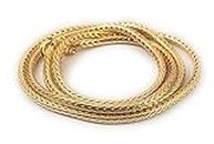 AFJ GOLD Unisex Adult Gold Plated Copper Chain (Gold)