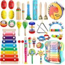 33 Stück Musikinstrumente für Kinder, Musikinstrumente Musical Instruments Set, 