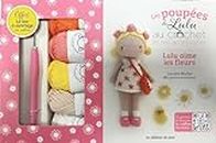 Coffret Poupée de Lulu au crochet et ses accessoires: Lulu aime les fleurs