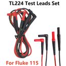 TL224 Insulated Test Leads Set For Fluke 115 True-RMS Digital Multimeter NEU