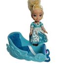 Disney Toys | Elsa Doll Disney Frozen Singing Lights Up Doll & Snow Sleigh Carrier Bundle | Color: Blue | Size: Os (Girl)
