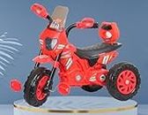DA Bull International Harley Kids Bullet Bike Tricycle Baby Scooter Cycle or Trikes Ride-On with Rcycle with Musical Horn and Lights Capacity Up to 50Kgs Bike for 1-4 Years Boy & Girl (Red)