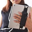 TFY Tablet Security Hand Strap Holder for iPad (iPad Mini & Mini 2 & Mini 3/iPad Air/iPad Air 2/iPad Pro 9.7) - Samsung Tablets - Nexus 7/Nexus 10 and More （Black）