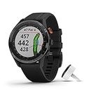 Garmin Approach S62, Premium Golf GPS Watch, Built-in Virtual Caddie, Mapping and Full Color Screen (Bundle with CT10, Black)