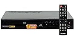iBELL CT0928 Prime HD DVD Player Channel with Remote, USB Port | USB Copy Function & Built-in Amplifier, Black