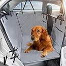 Lioncool Pet Cruiser Hard Bottom Car Seat Extender, Hard Bottom Car Seat Cover for Dogs, Doggyride - Dog Car Seat Cover for Back Seat Hard Bottom (B)