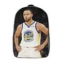 Dciustfhe Stephen Curry Backpack School Bag Rucksack for Girls Boys Backpacks Large Capacity Kids Back Pack Double Zipper Breathable Design Lightweight School Bags for Children Students 17inch