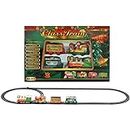 Christmas Electric Train Toy Set Railway Train Track Cadre avec Sound Light Christmas Tree Decors Kid Toy New Year Gift