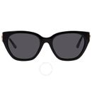 Dark Grey Solid Cat Eye Sunglasses - Brown - Michael Kors Sunglasses