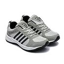 ASIAN Men's Wonder-13 Sports Running Shoes Grey
