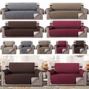 Quilted Sofa Cover Protector Recliner Chair Couch Slipcover Mat Armchair Throw