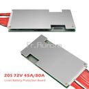 20S 72V 45A/80A Lithium Li-ion Polymer Drill 18650 Battery BMS PCB Board Circuit