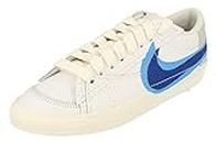 Nike Blazer Low 77 Jumbo Uomo Trainers FN3413 Sneakers Scarpe (UK 9.5 US 10.5 EU 44.5, White University Blue Sail 100)
