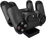 PS4 Controller Charger, Megadream Dual Charging Station Dock, Fast Charge for Sony Playstation 4 / PS4 Slim/PS 4 Pro